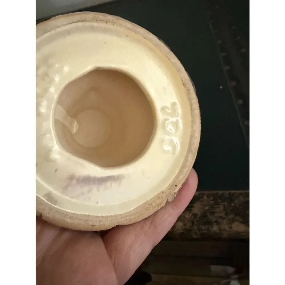 Vintage Bay Keramik German Drip Glaze One Candlestick